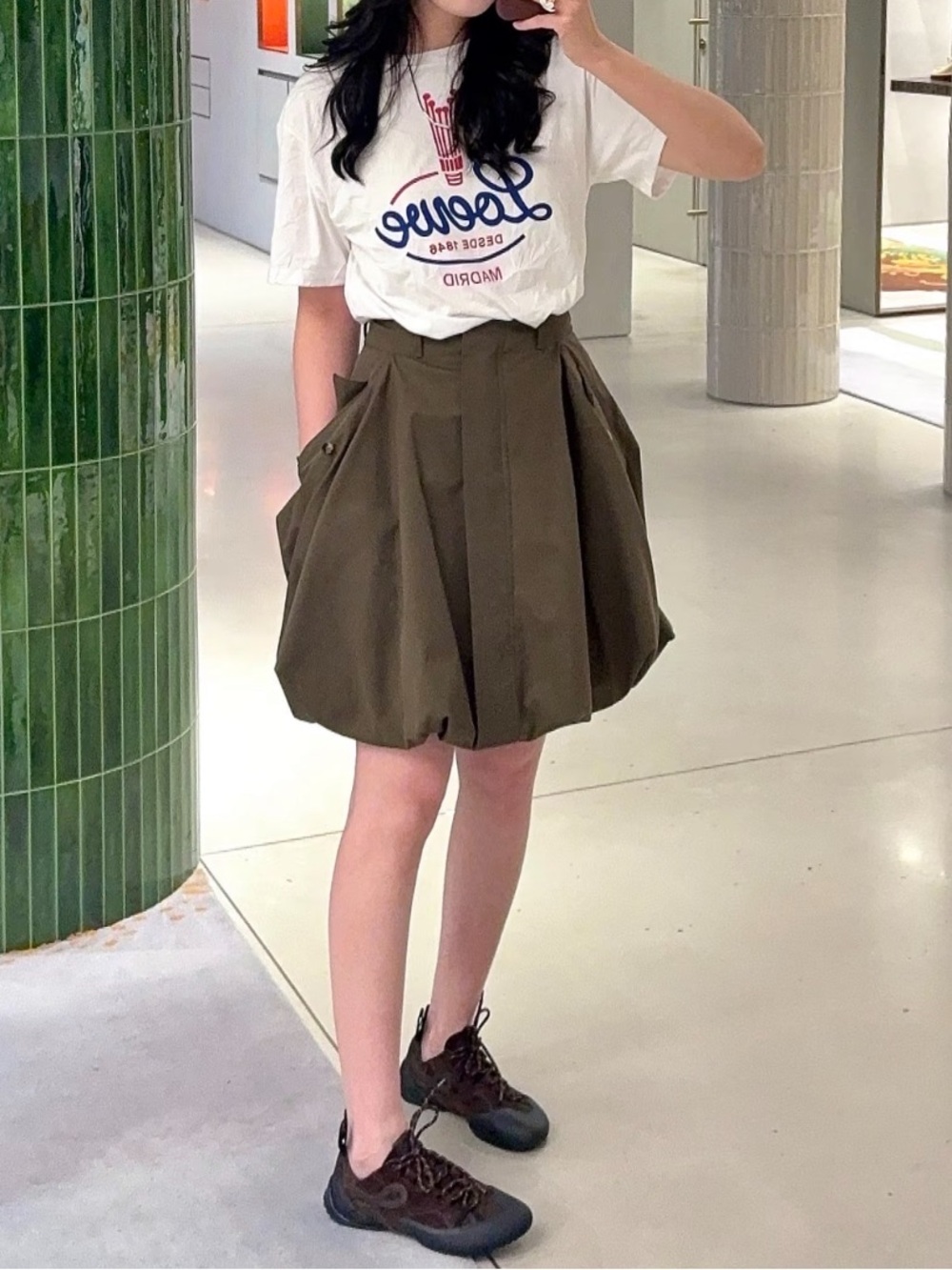 Loewe Skirt in cotton and silk Fr36 - Picture 6 of 8